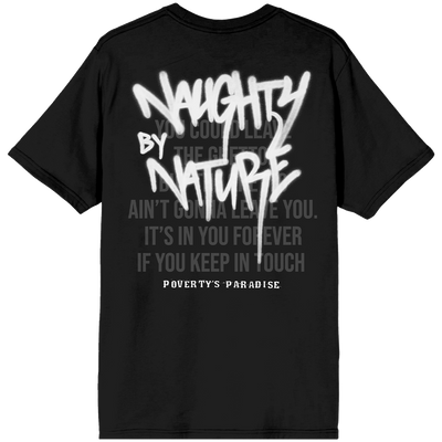 Poverty's Paradise Graffiti Tee Back