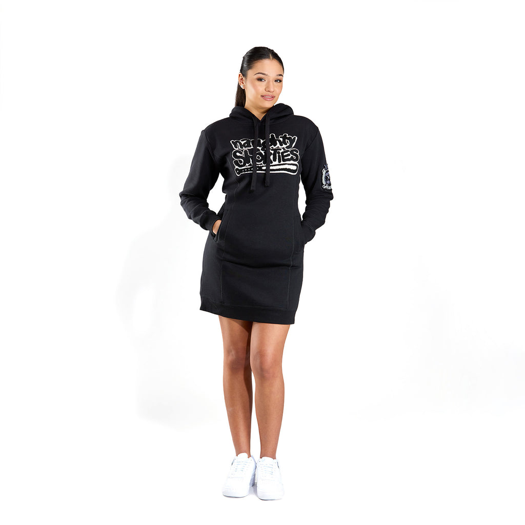 Black Hoodie Dress S